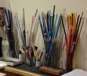 Glass-rods